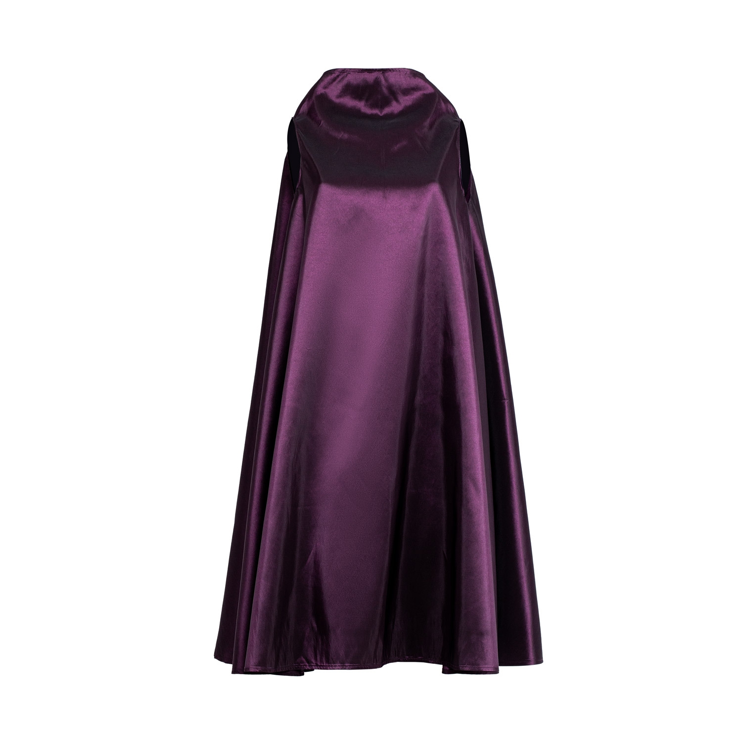 Rochie Ileana scurtă din tafta mov by Bpopp