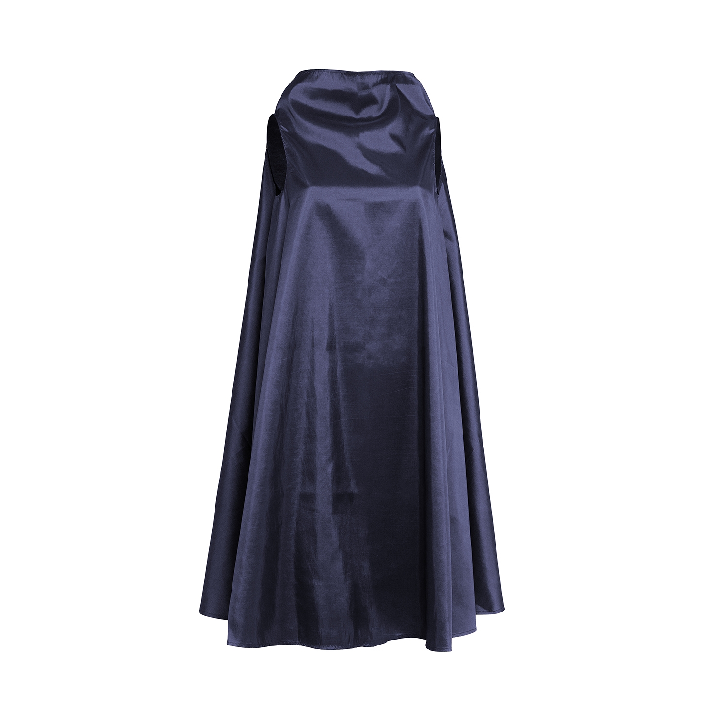 Rochie Ileana scurtă din tafta bleumarin by Bpopp
