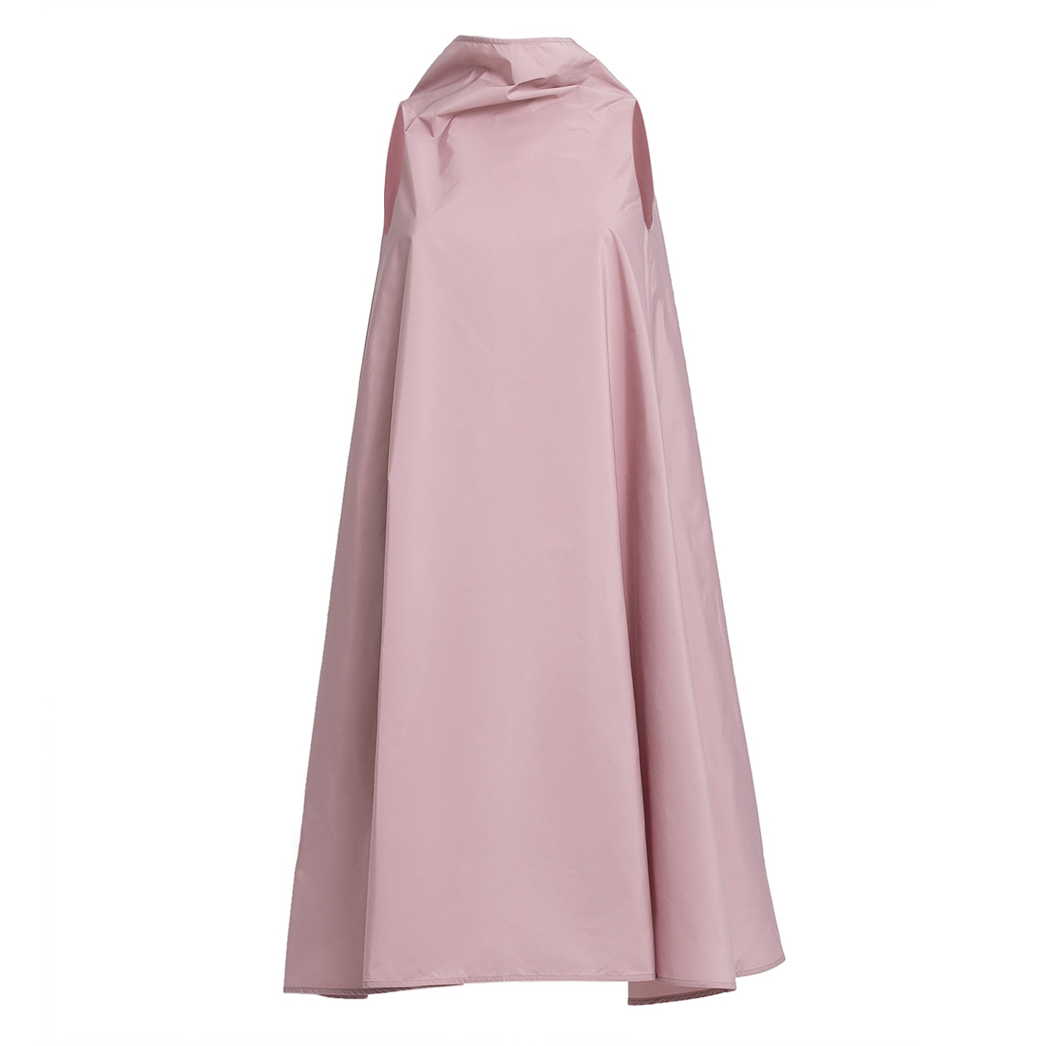 Rochie Ileana scurtă din tafta roz prăfuit by Bpopp