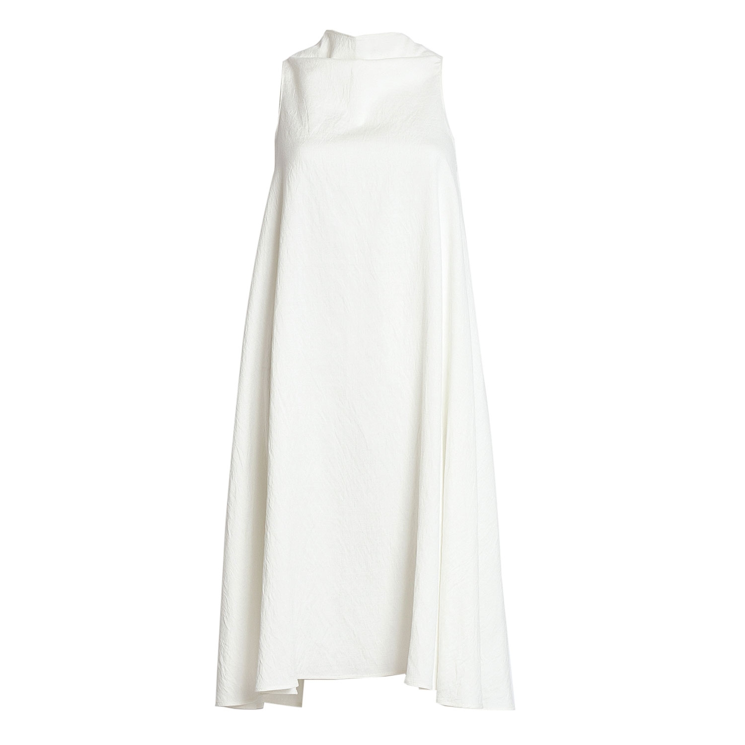 Rochie Ileana scurtă din in alb by Bpopp