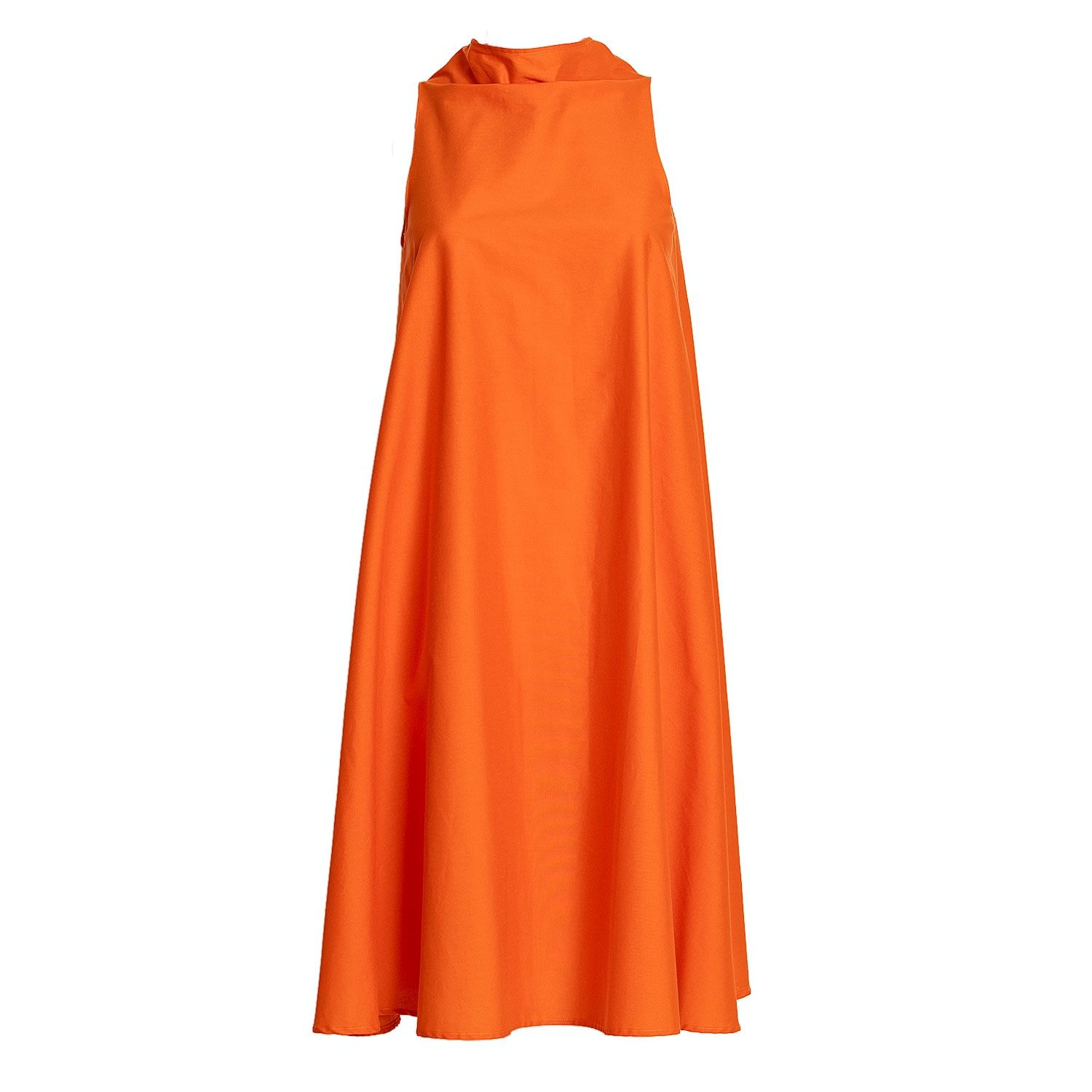 Rochie Ileana din bumbac portocaliu by Bpopp