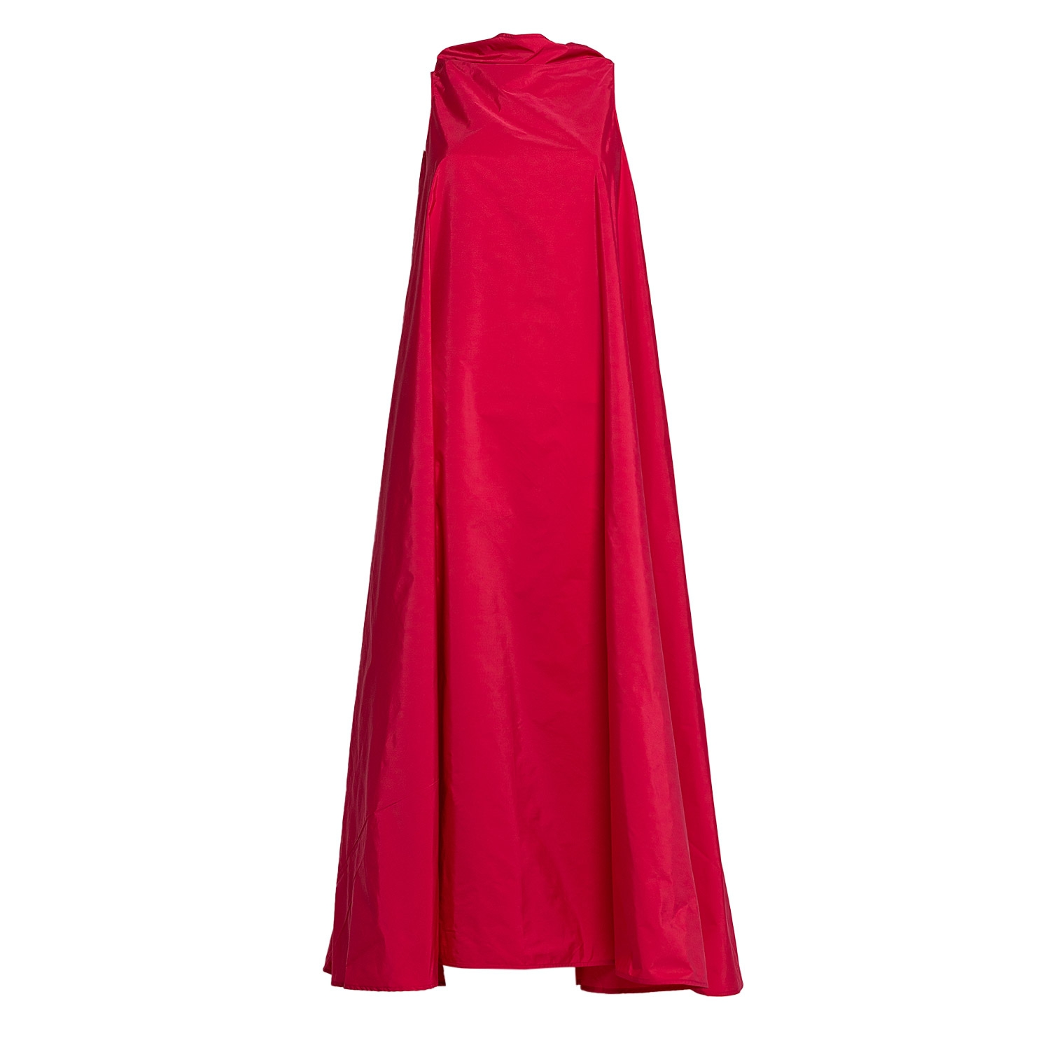 Rochie Ileana lungă din tafta roz puternic by Bpopp