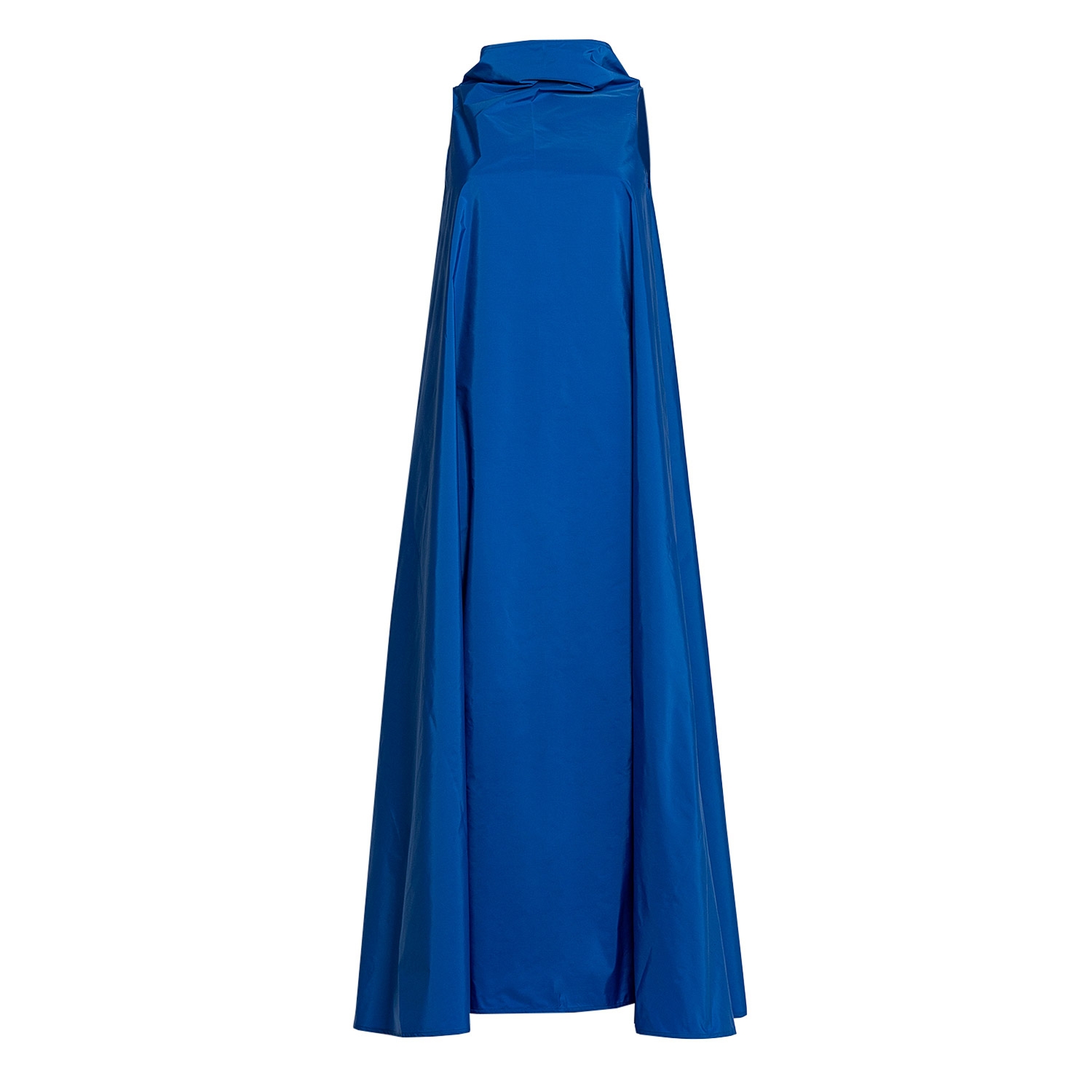 Rochie Ileana lungă  din tafta albastră by Bpopp