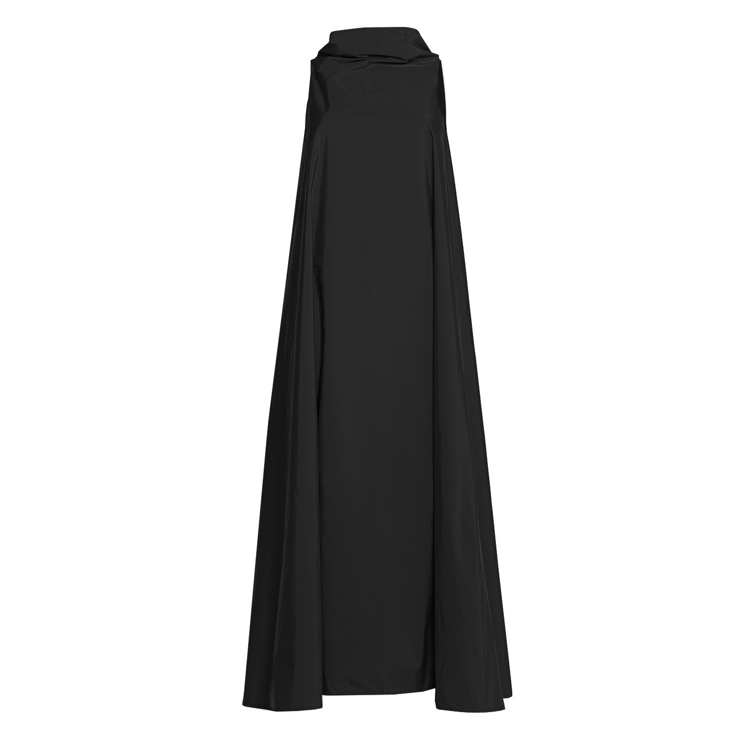 Rochie Ileana lungă din tafta neagră by Bpopp