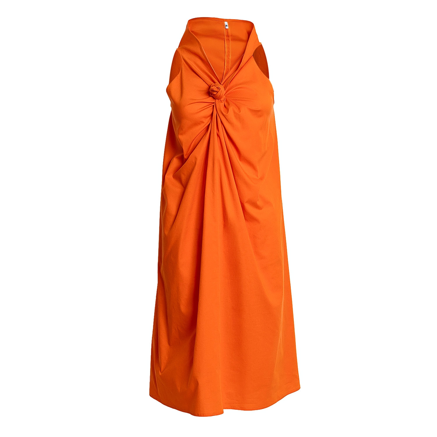 Rochie Ioana din bumbac portocaliu by Bpopp