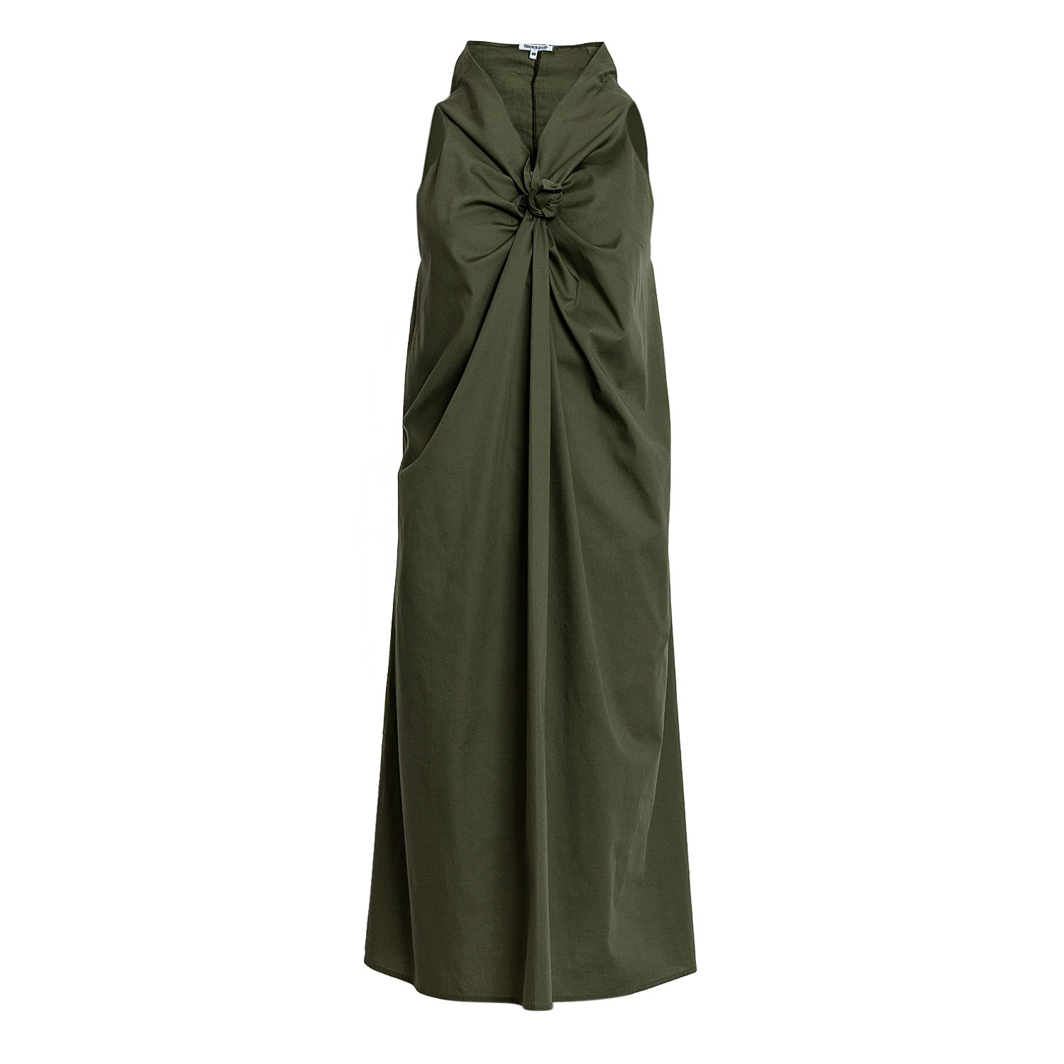 Rochie Ioana din bumbac verde by Bpopp