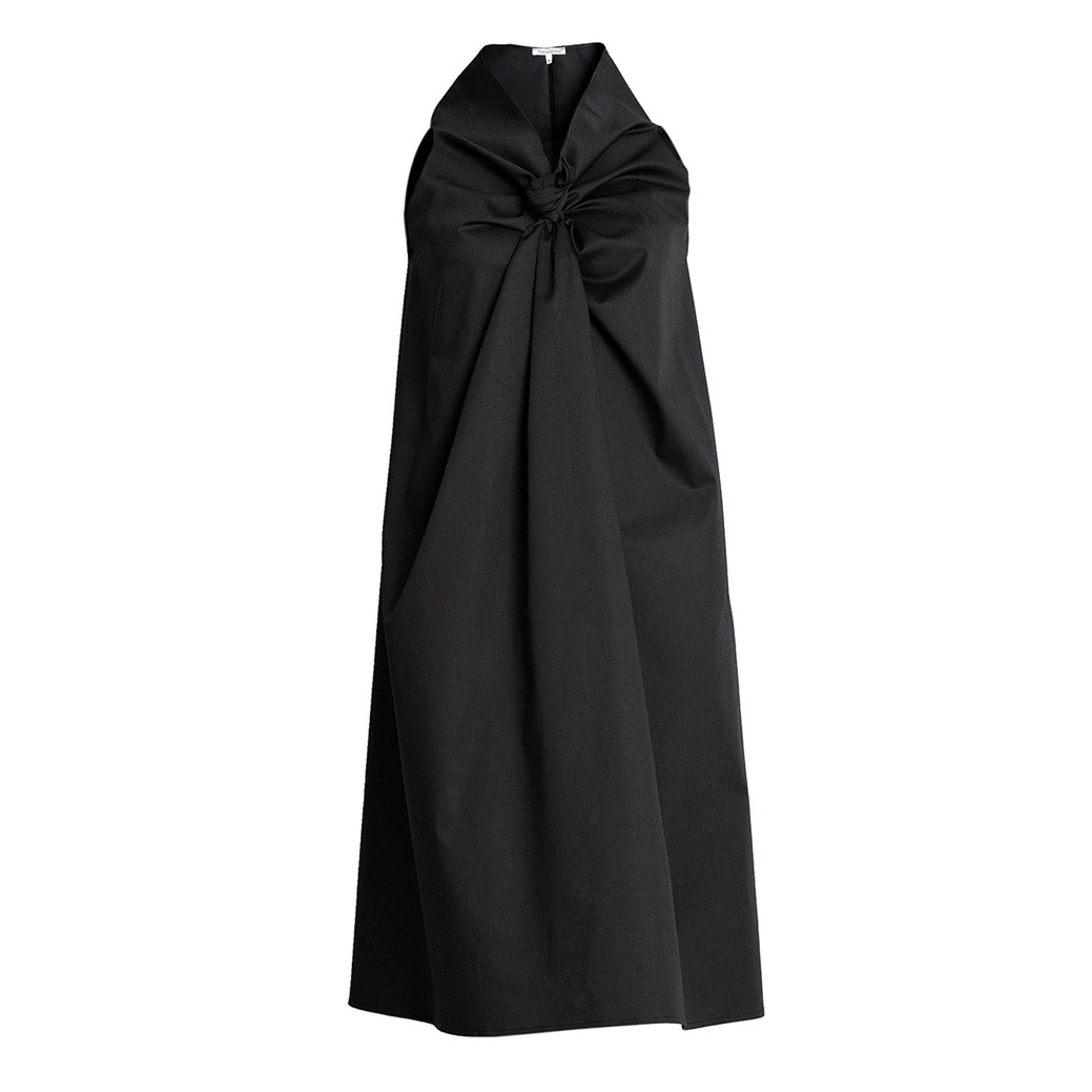 Rochie Ioana din bumbac negru by Bpopp