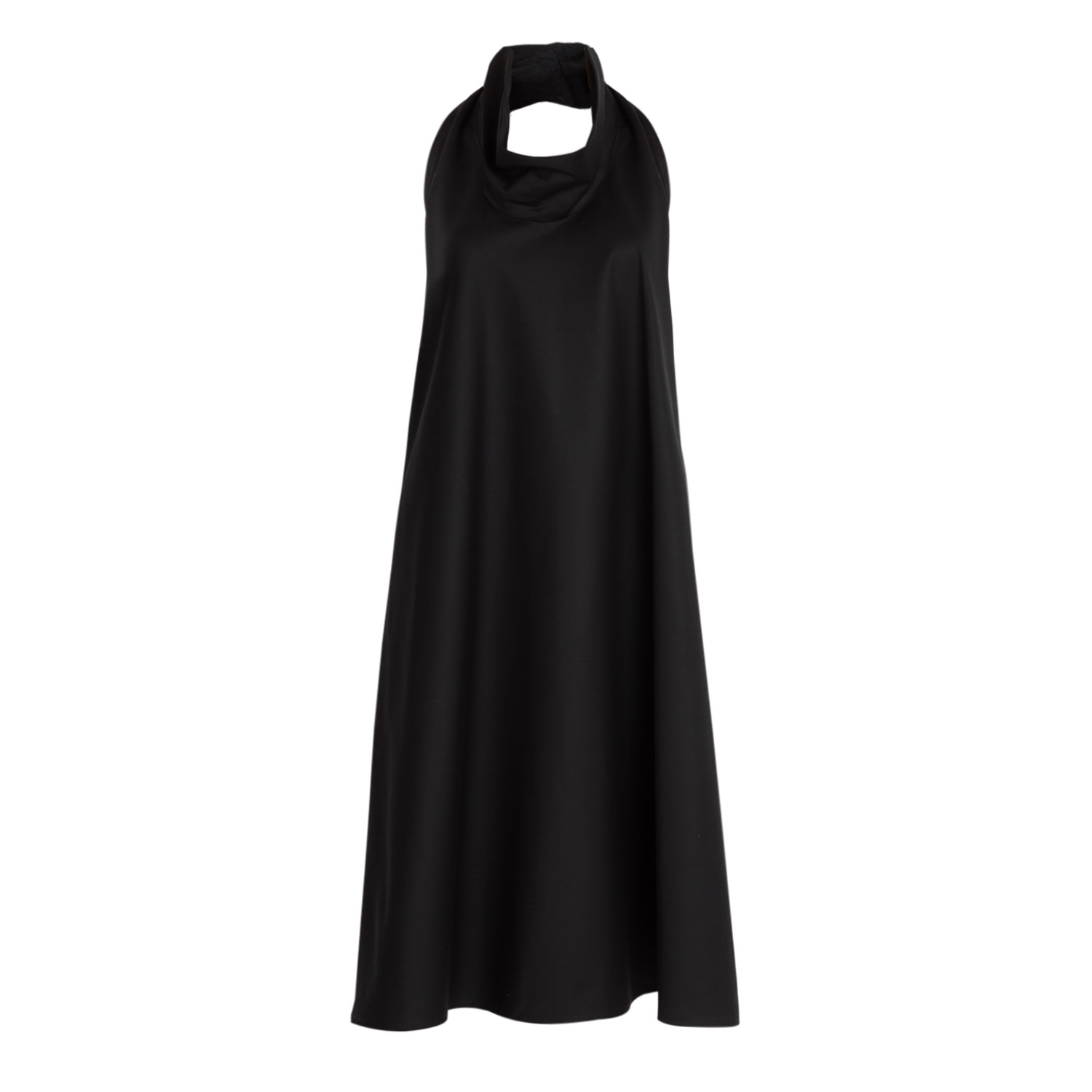 Rochie Nicoleta din bumbac negru by Bpopp