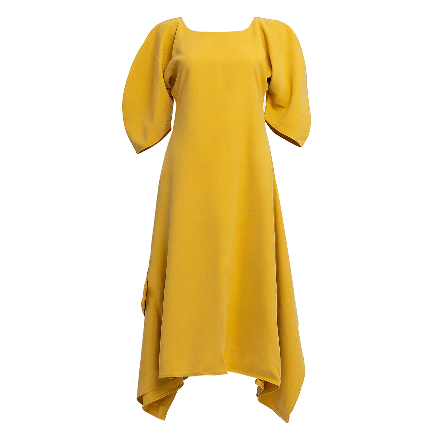 Rochie Mariana din viscoză galbenă by Bpopp