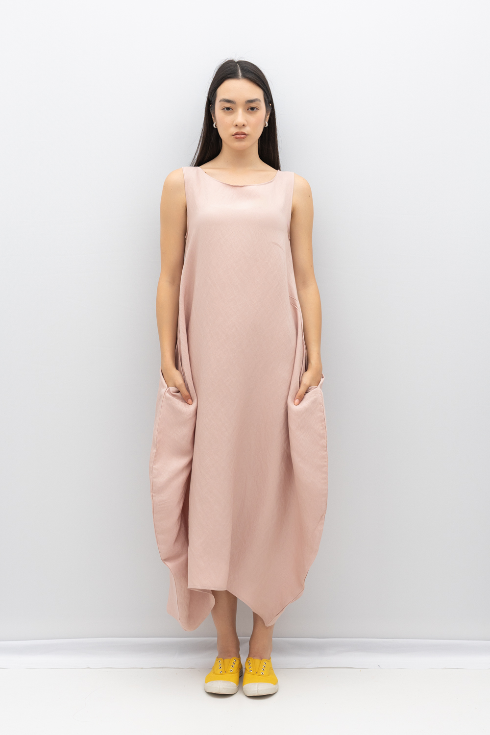 Rochie Elena din raion roz pudrat by Bpopp