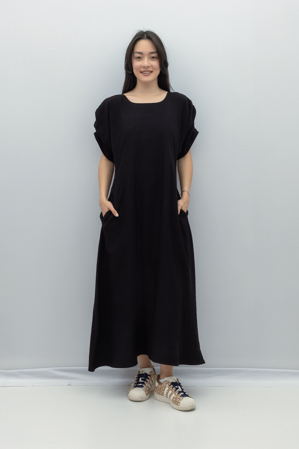 Rochie Maria din rayon negru by Bpopp