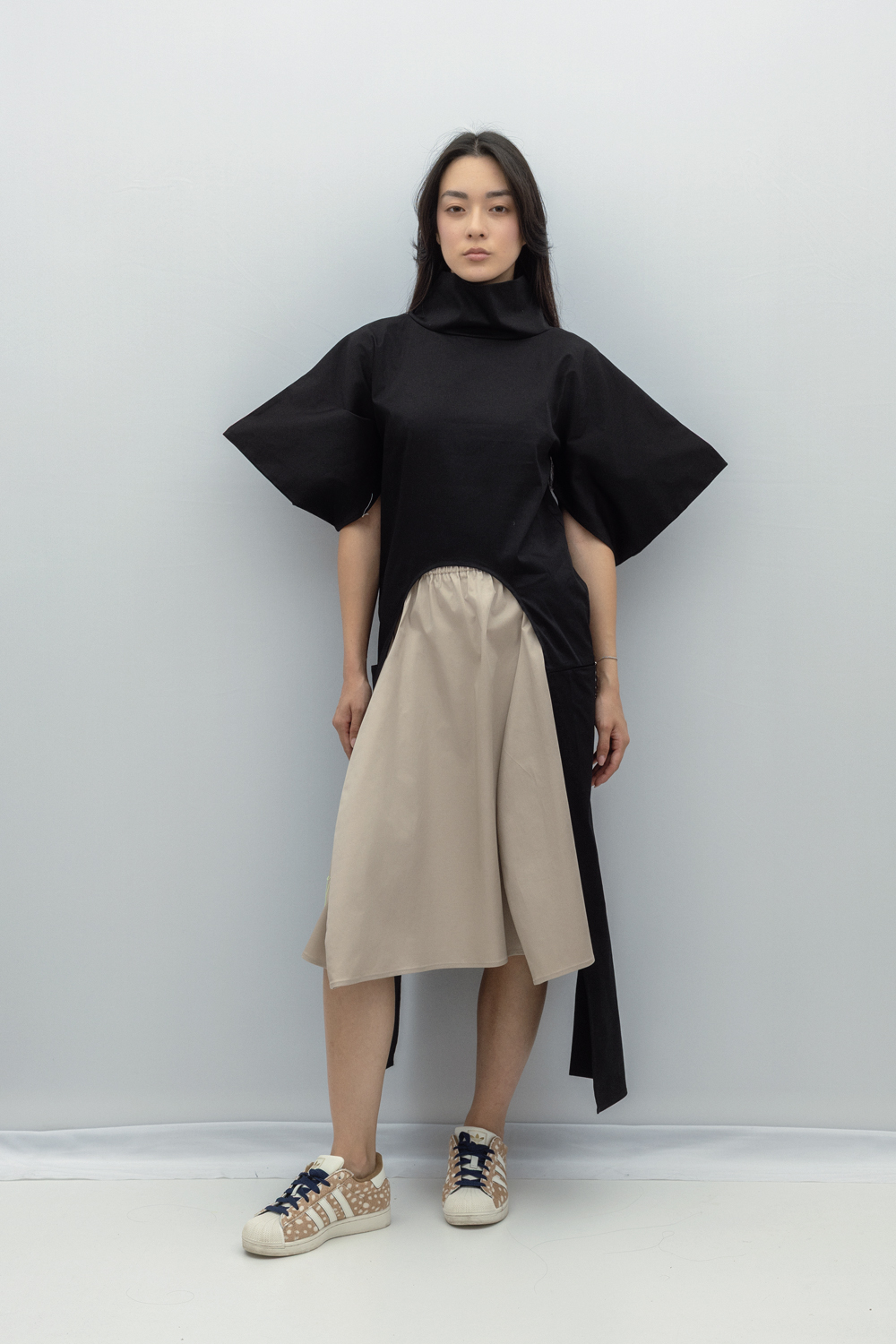 Bluza Mona din bumbac negru by Bpopp