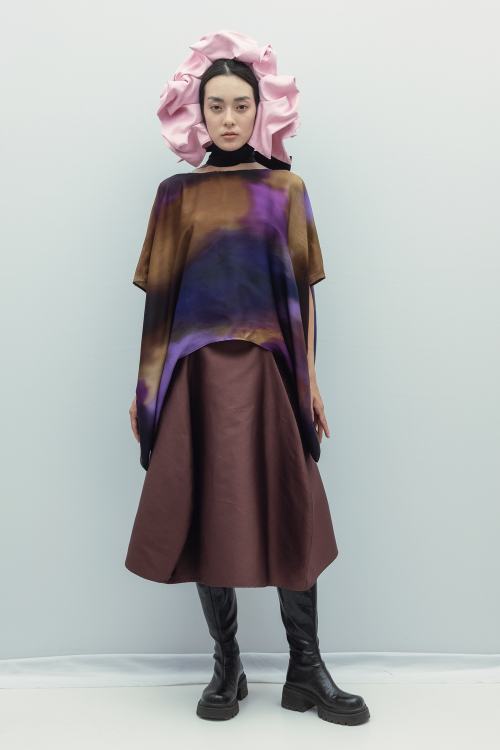 Bluza aripa din matase patata by Bpopp