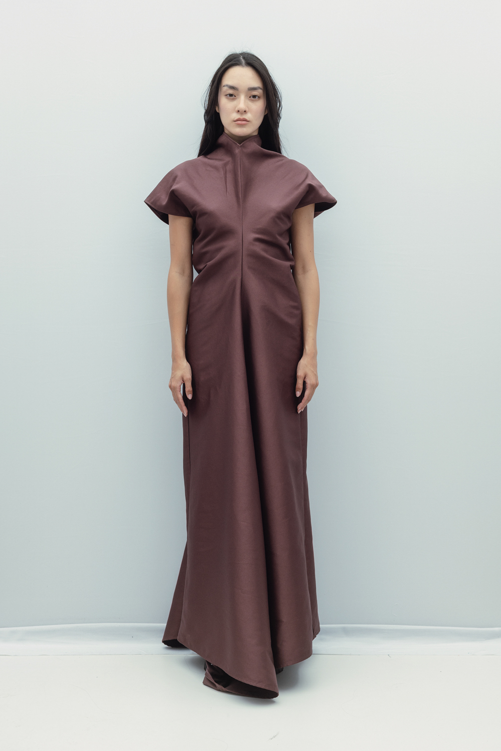 Rochie Wai din bumbac maron by Bpopp