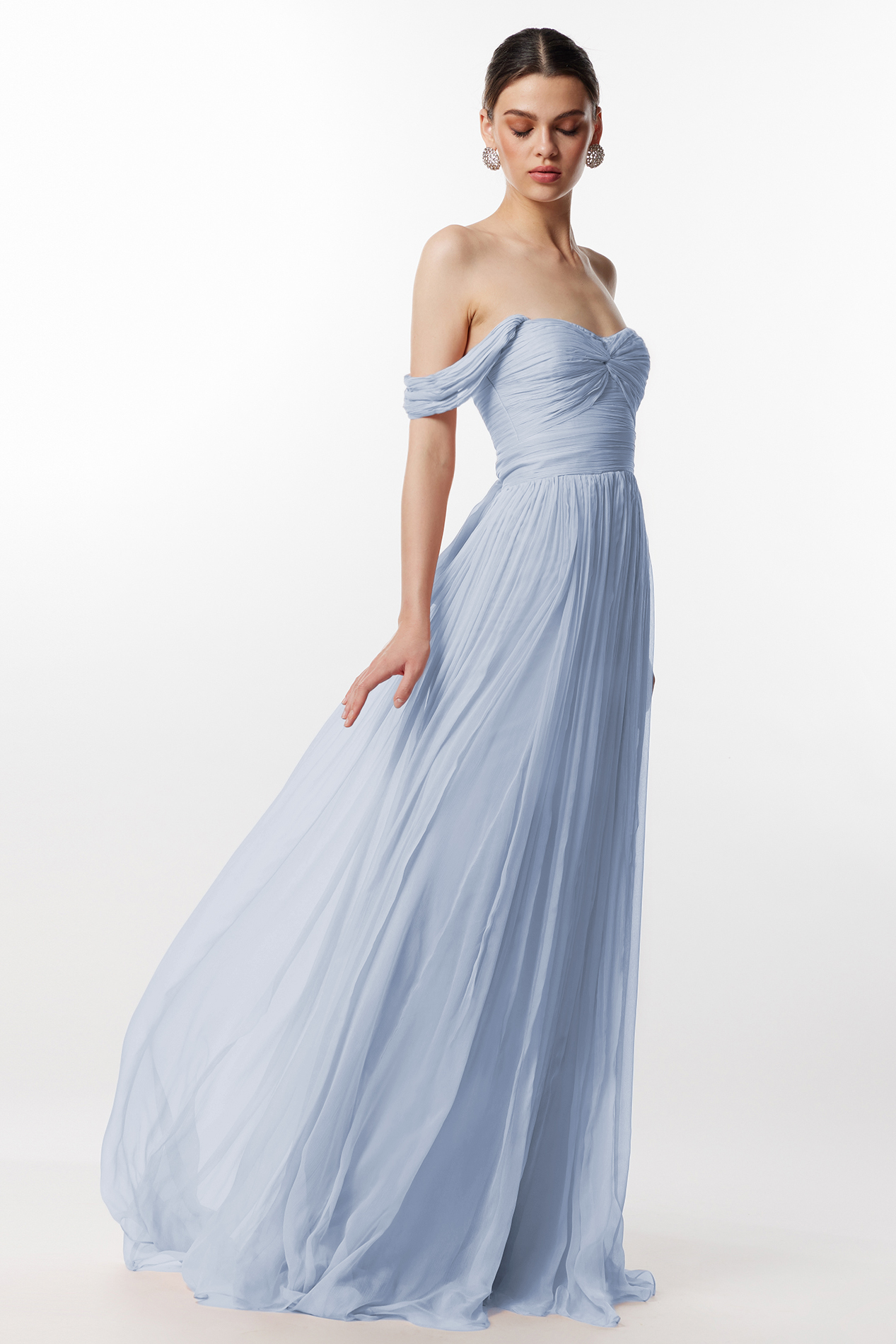 Sami blue silk dress by Framboise