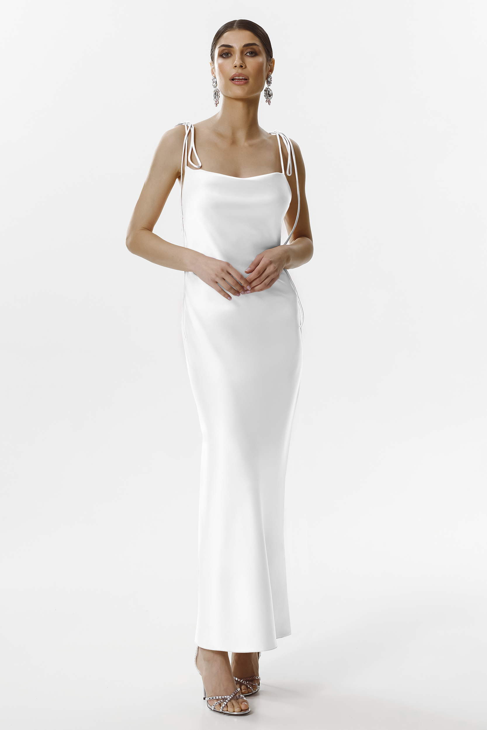 Abena elegant white dress by Framboise