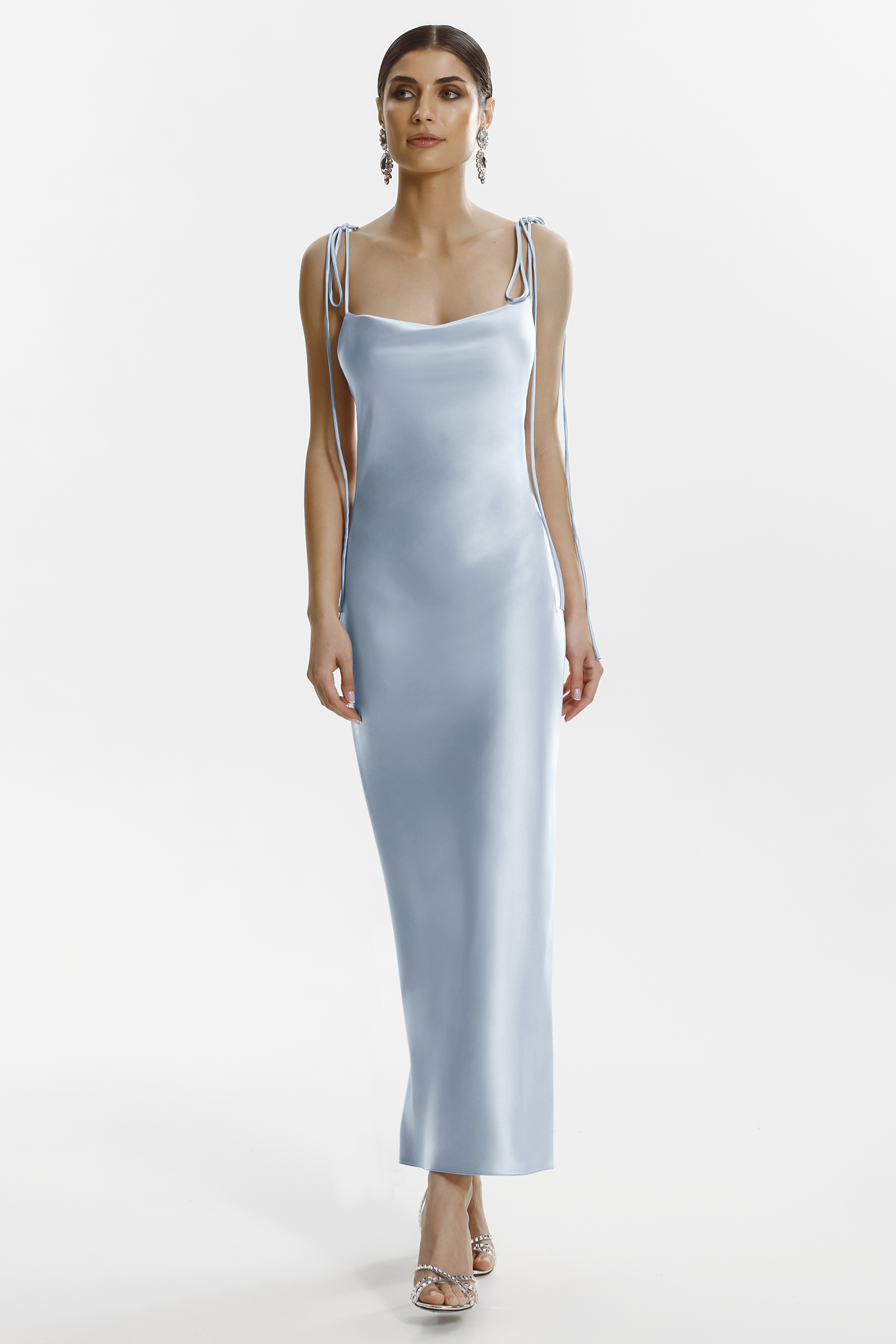 Casey elegant blue dress by Framboise