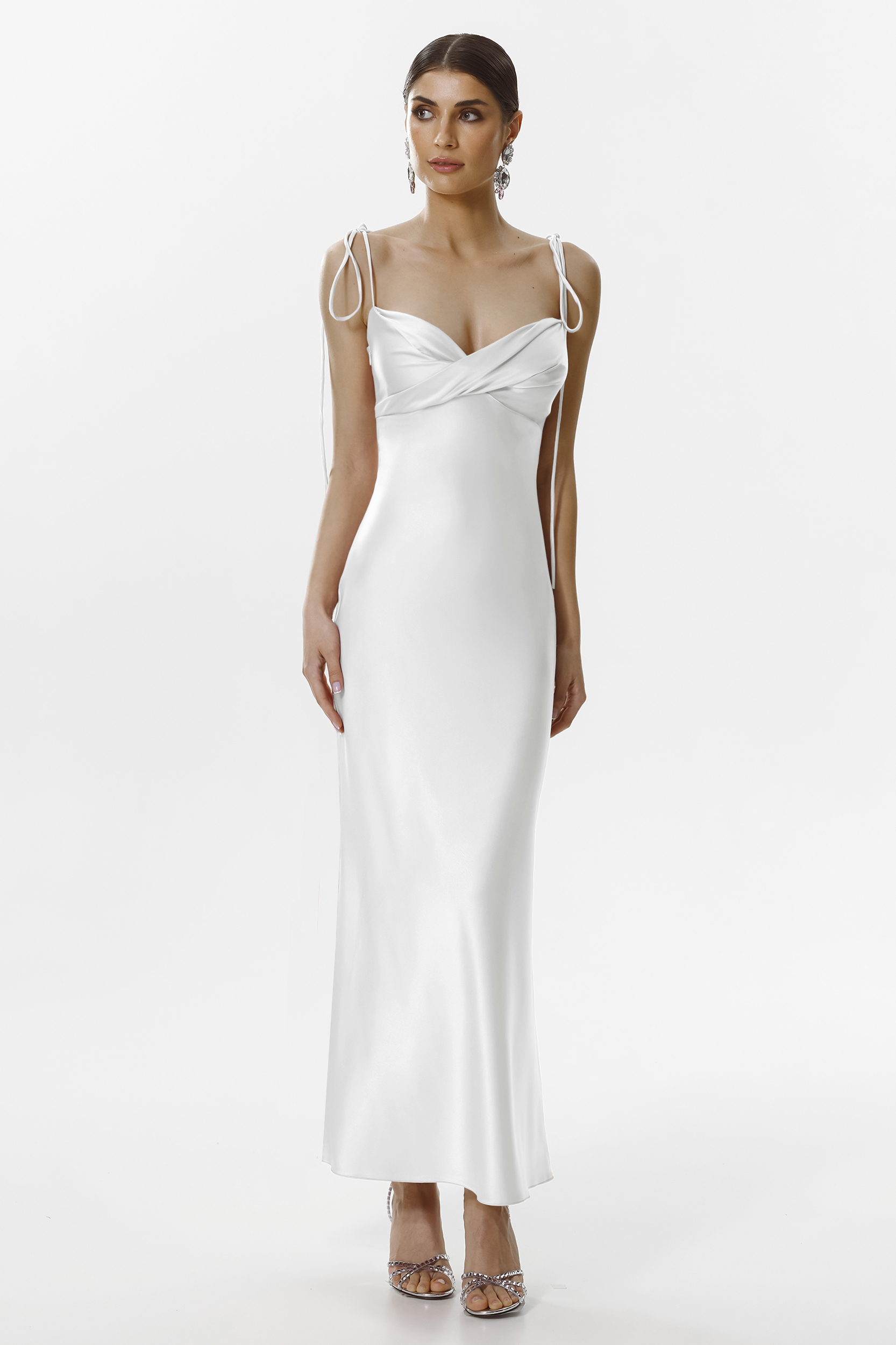 Edna elegant white dress by Framboise