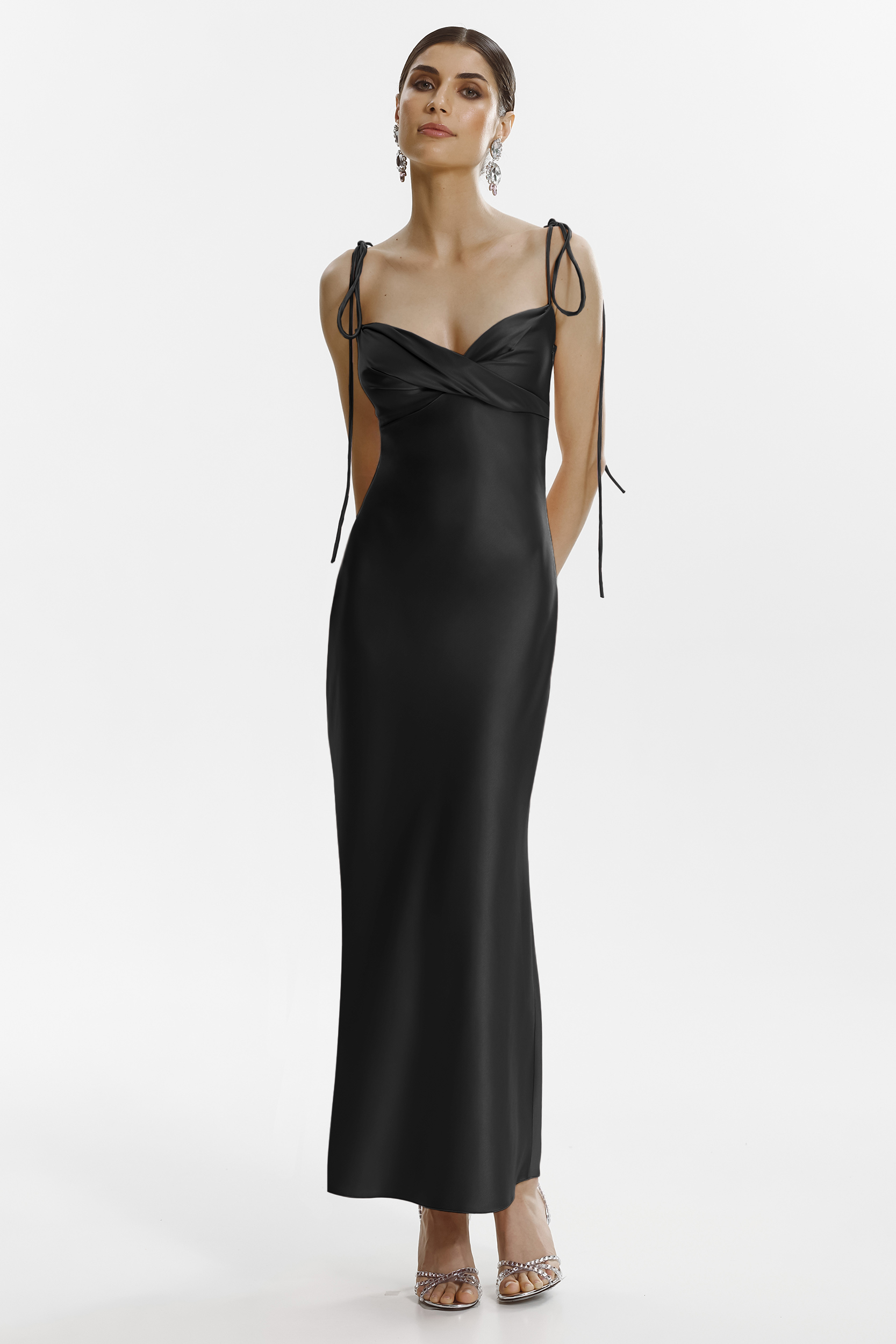 Jasper elegant black dress by Framboise