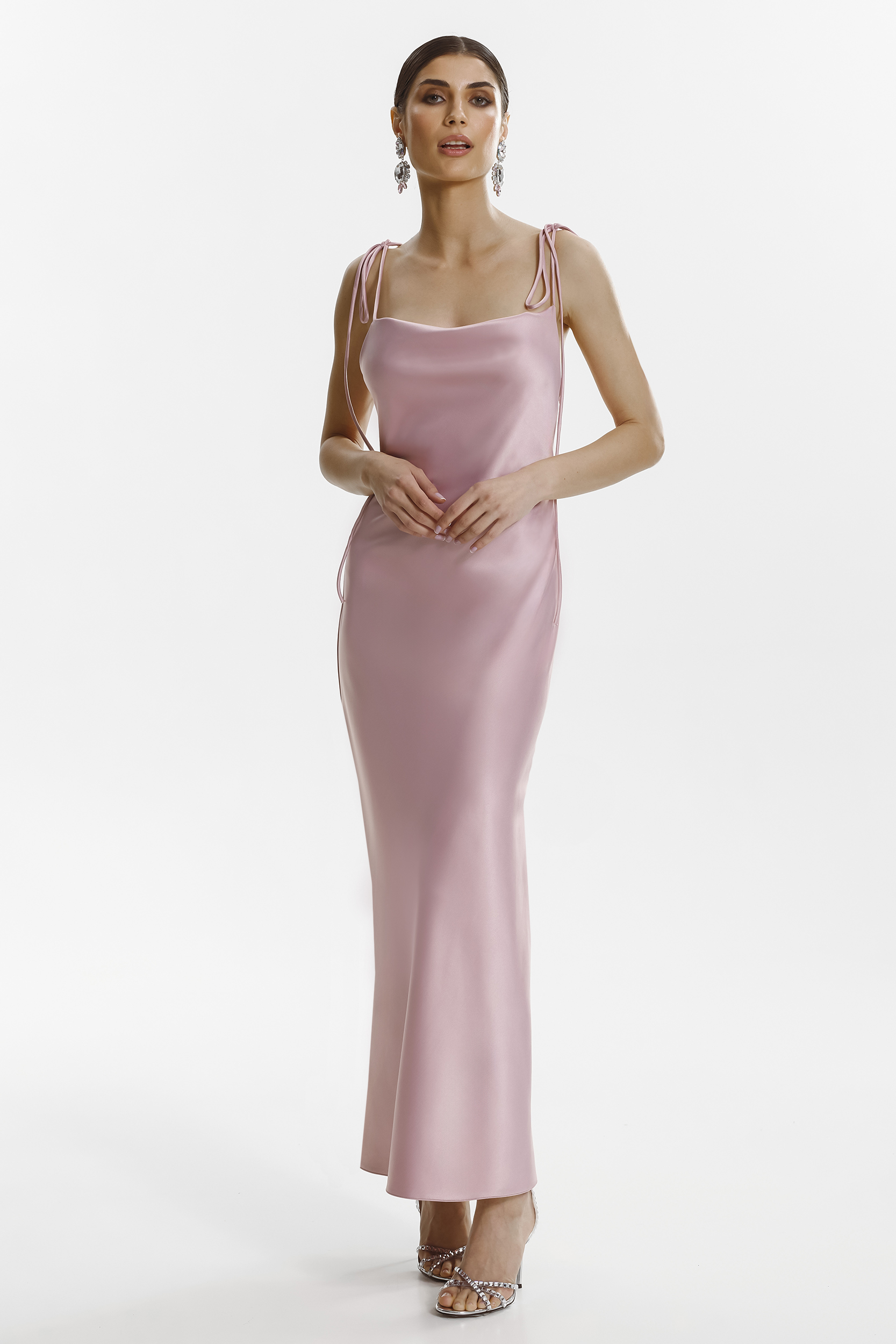 Perlei elegant dusty pink dress by Framboise