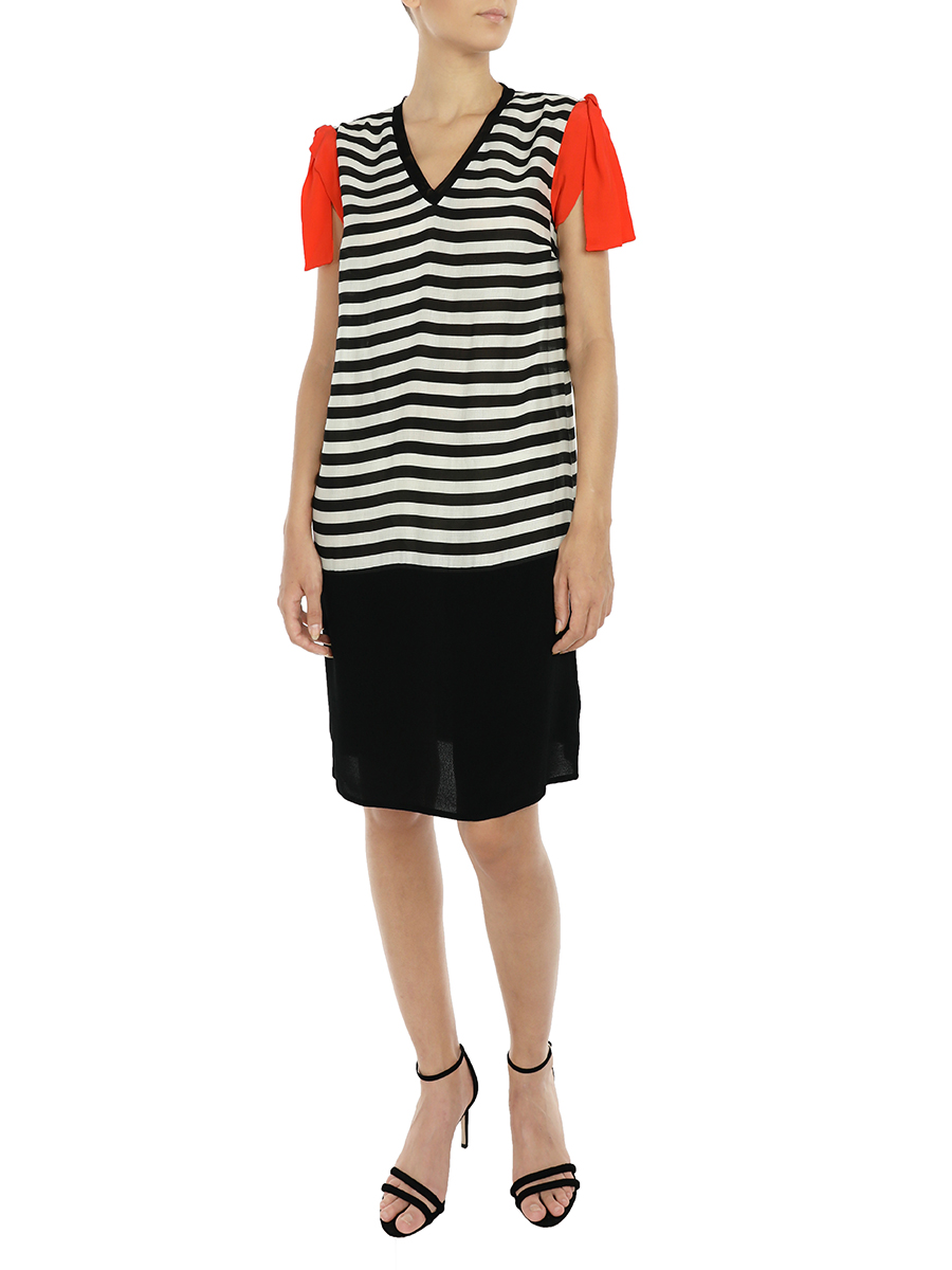 Rochie din vâscoză cu dungi by Larisa Dragna