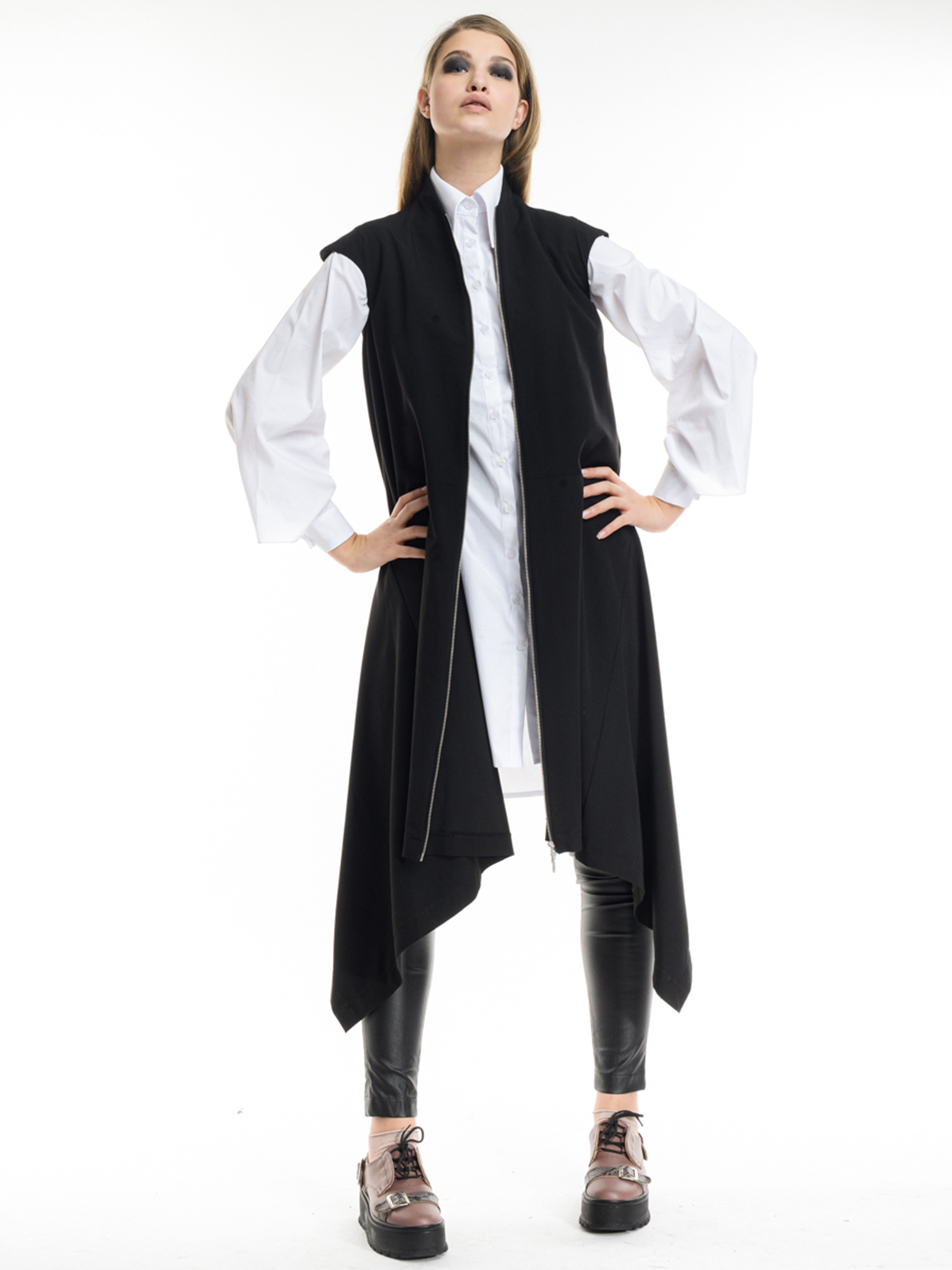 Rochie modulară cu fermoare by Larisa Dragna
