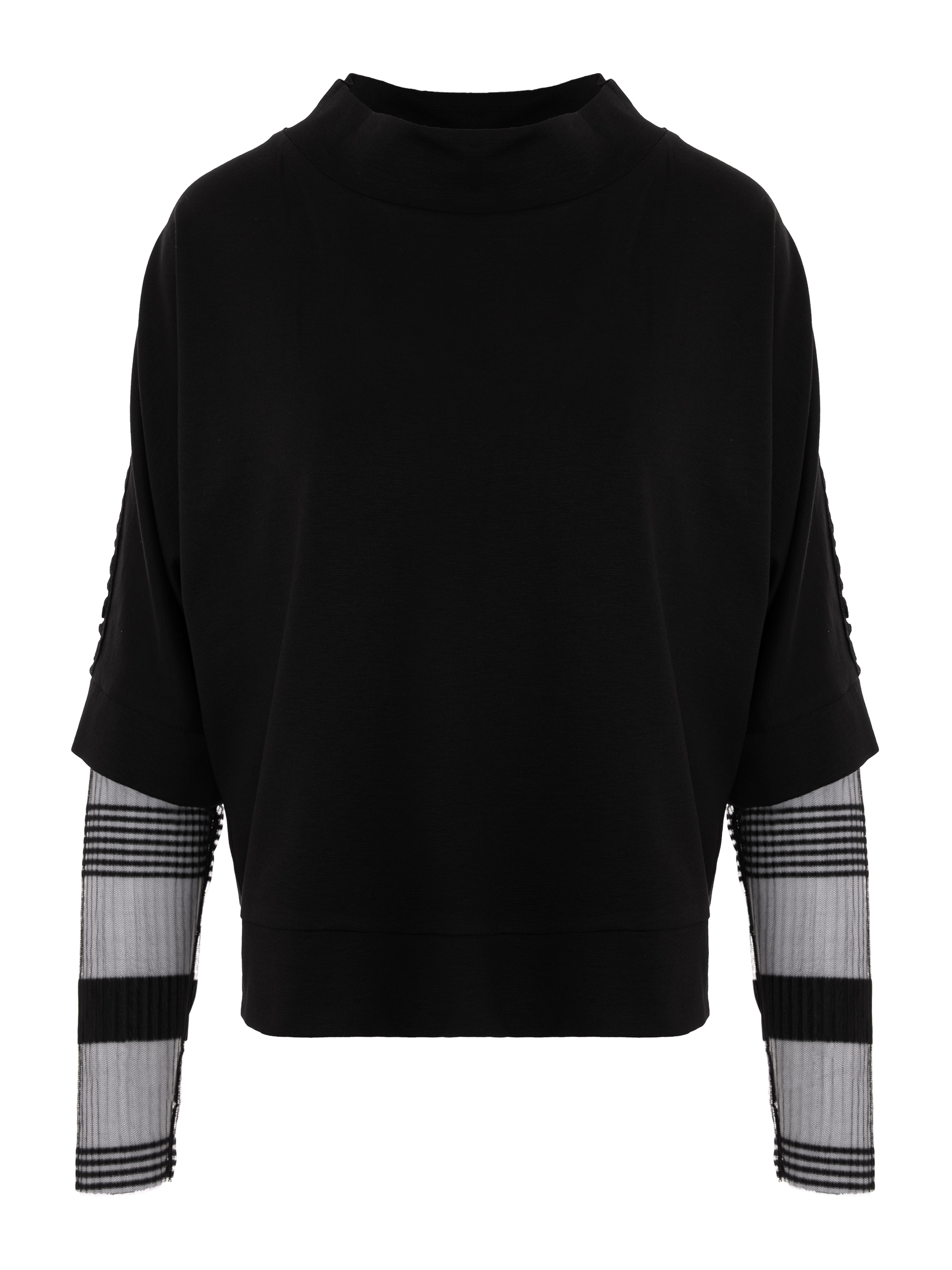 Bluza cu maneci din tull Blouse with tulle sleeves by Larisa Dragna
