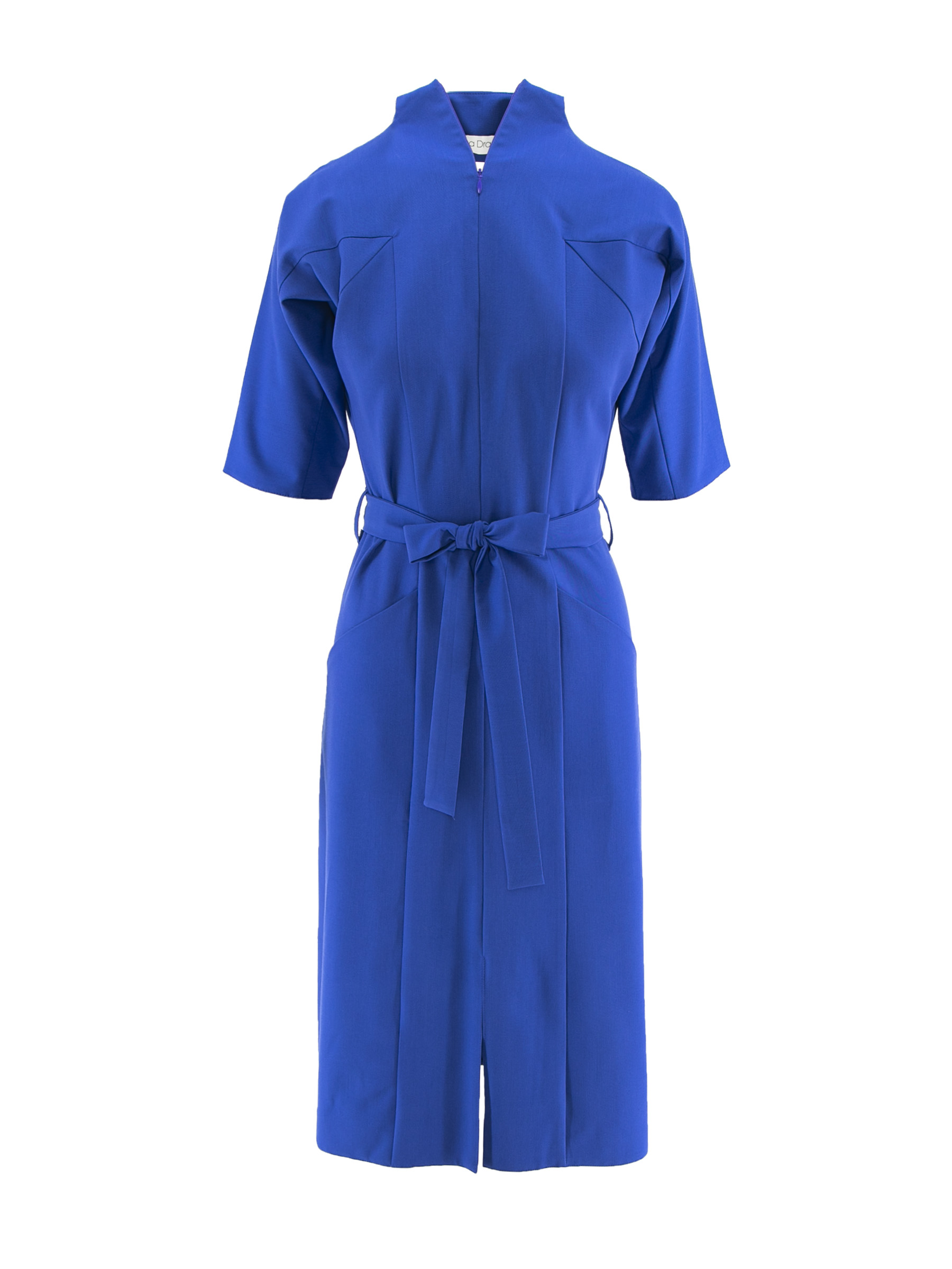 Rochie albastra cu fermoar ascuns by Larisa Dragna