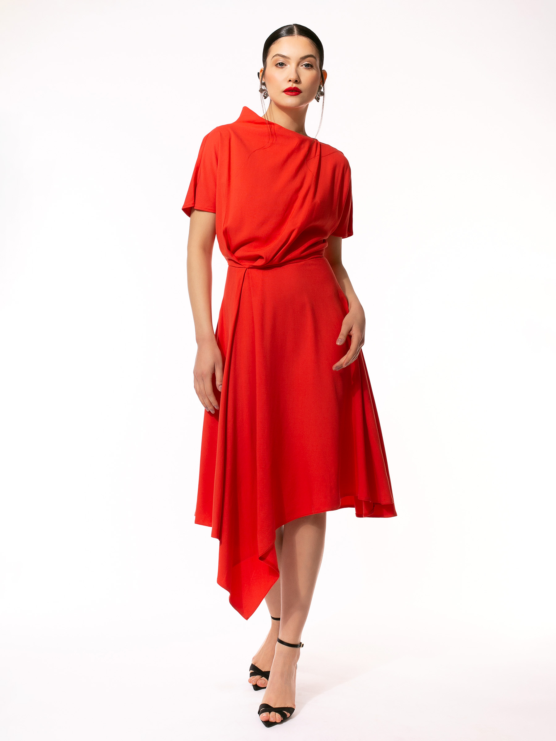 Rochie din vascoza corai by Larisa Dragna