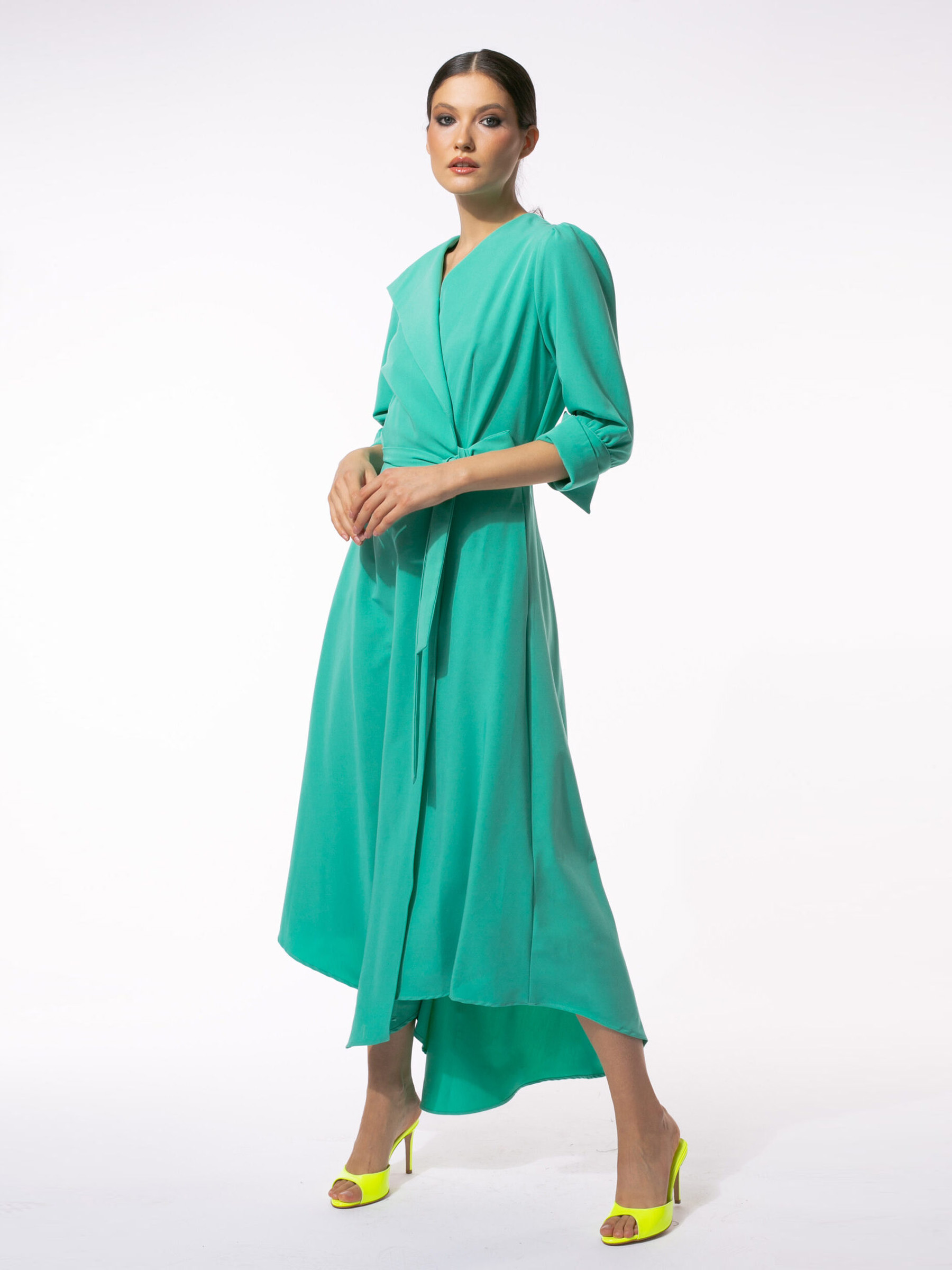 Rochie turcoaz petrecută by Larisa Dragna